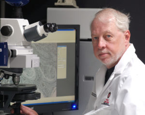 Paul Lambert in lab