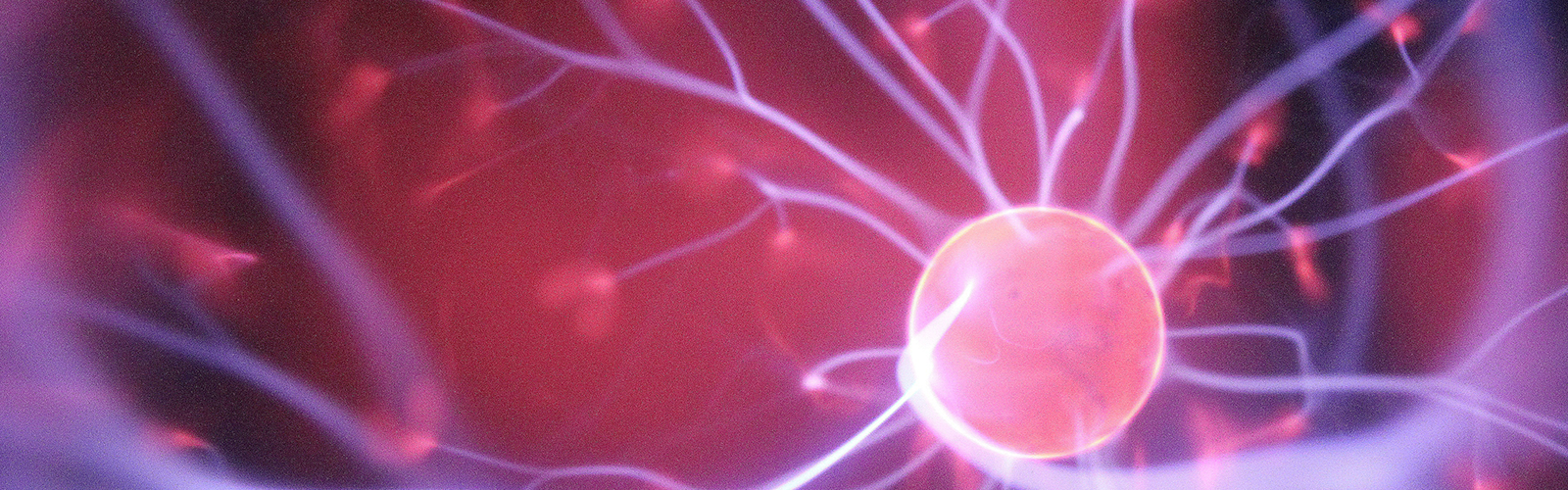 Pink and Purple Plasma Ball